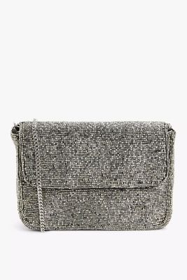 Flap Over Beaded Clutch Bag from John Lewis
