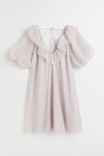 V-Neck Balloon-Sleeved Dress from H&M