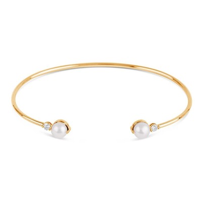 Shuga 14k Double Pearl Cuff from Dinny Hall