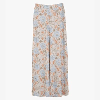 Ornate Vines Wide Leg Trousers from Warehouse