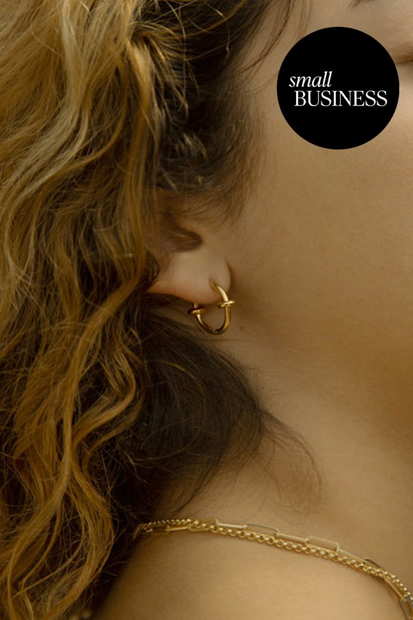 Orbit Everyday Gold Hoops from Otiumberg