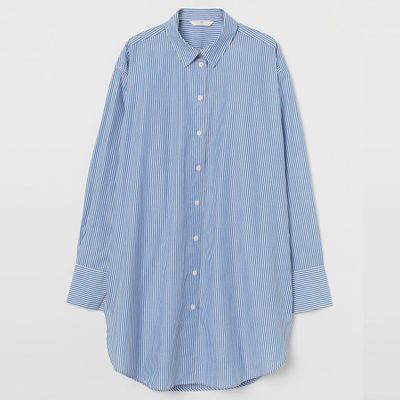 Long Cotton Shirt  from H&M