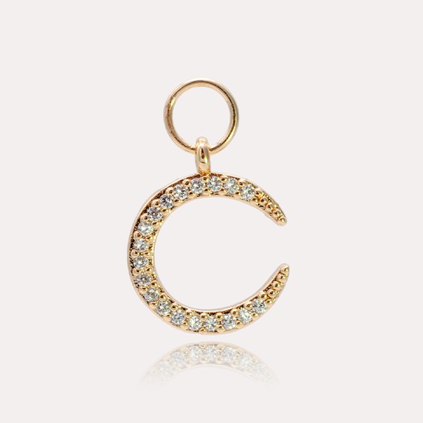 Cressida Sparkling Crescent Moon Earring Charm