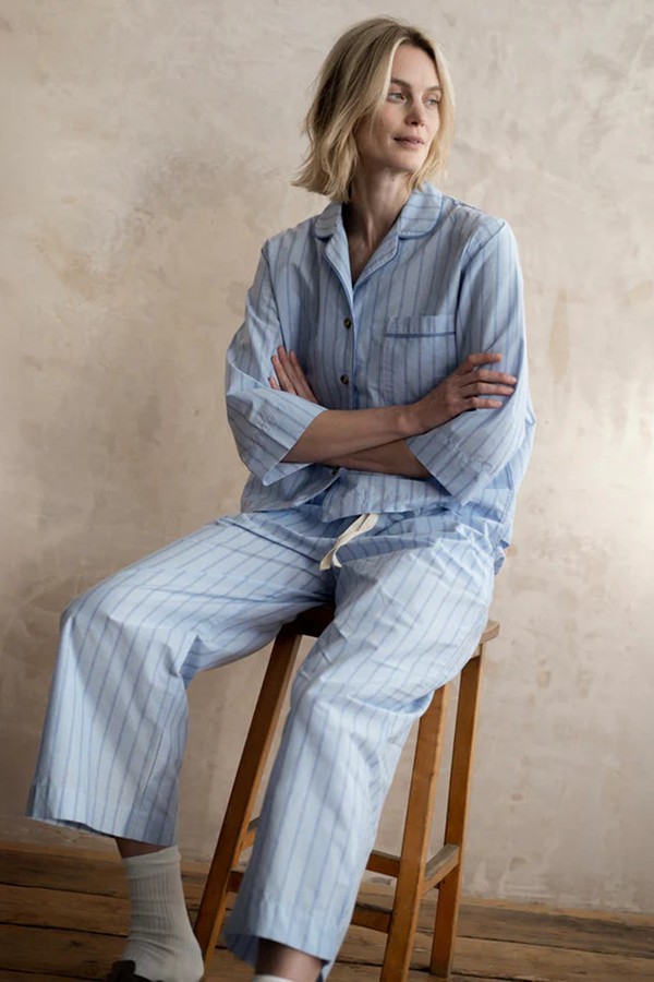 Favourite Stripe Cotton Trouser Set from Piglet In Bed