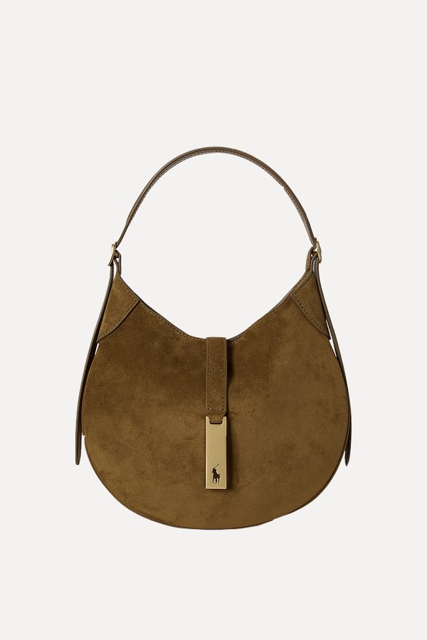 Polo ID Suede Small Shoulder Bag