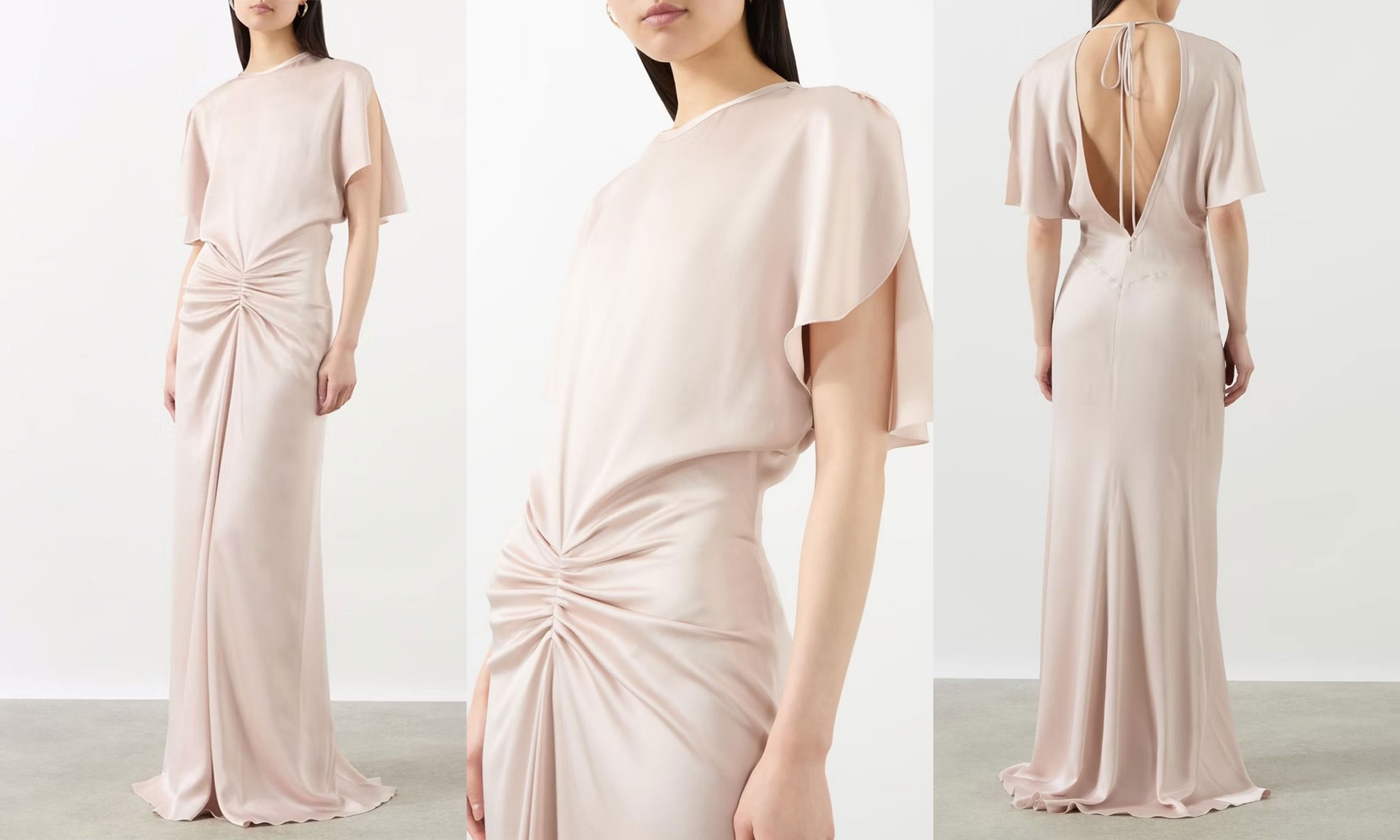 Gathered Waist Gown from Victoria Beckham