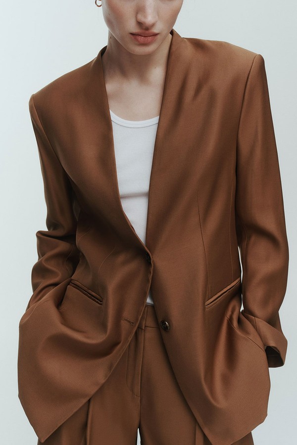 Lapelless Blazer from H&M
