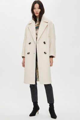 Boucle Coat from Topshop