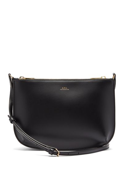 Sarah Smooth-Leather Cross-Body Bag