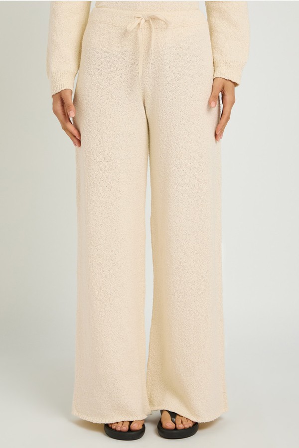 Calla Wide-Leg Cotton-Knit Trousers from SUZIE KONDI
