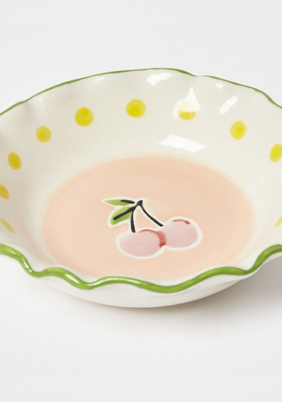 Azur Cherry Ceramic Condiment Dish from Oliver Bonas