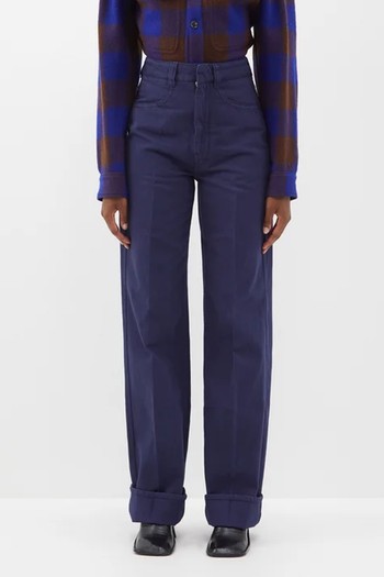 High-Rise Denim Straight-Leg Jeans from Lemaire