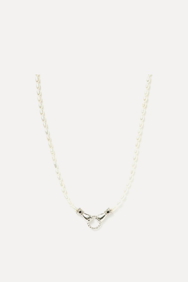 In Good Hands Pearl Pendant Necklace from Missoma x Harris Reed
