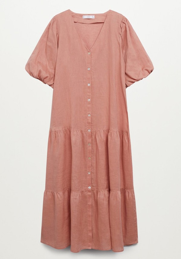100% Linen Dress from Mango