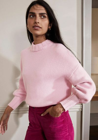 Pink Cashmere Jumper from Boden
