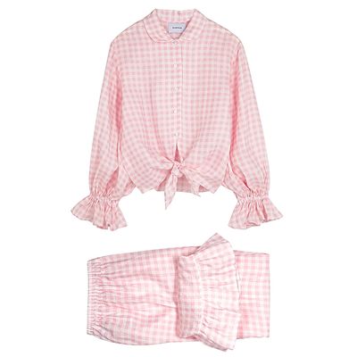 Pink Ruffle Pajama Set from Sleeper