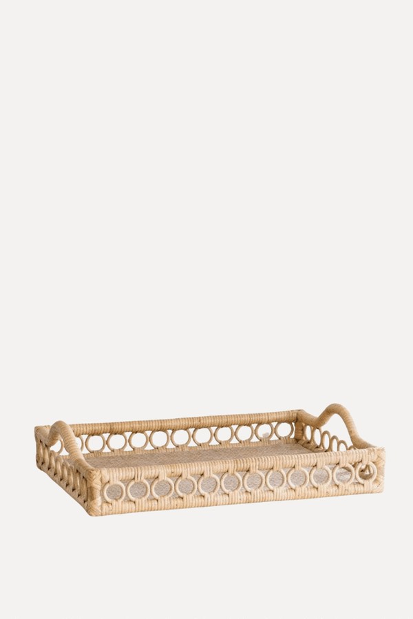 Goldie Rattan Tray from Hastshilp