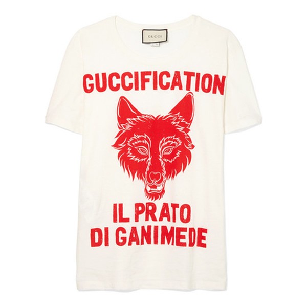 Printed Cotton-Jersey T-Shirt