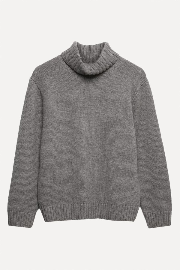 Merino Wool Rich Relaxed Jumper With Cashmere from Marks & Spencer