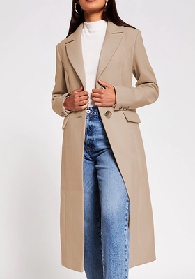 Slim Fit Longline Coat