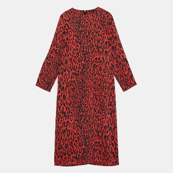 Animal Print Dress from Zara
