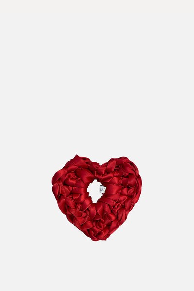 Lipstick Heart Hair Scrunchie from Koi Bird