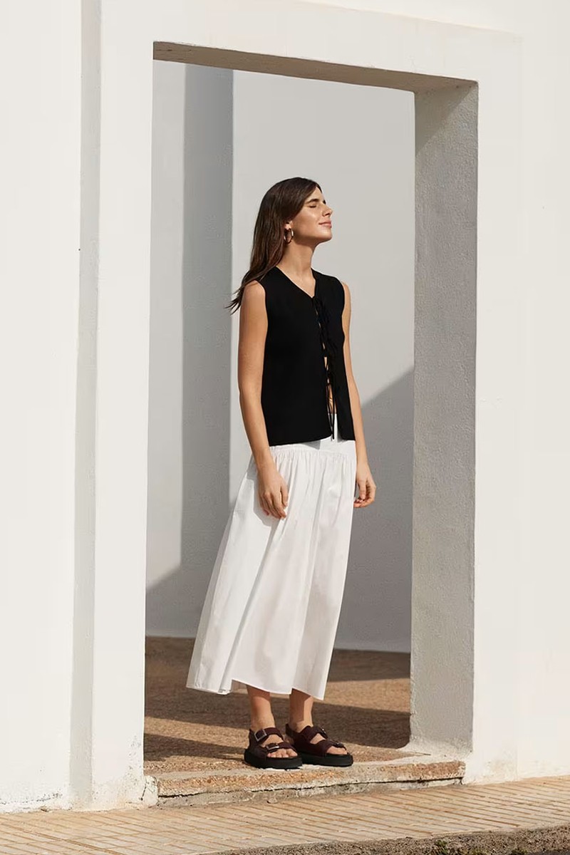 Tie Front Detail Tank from Whistles