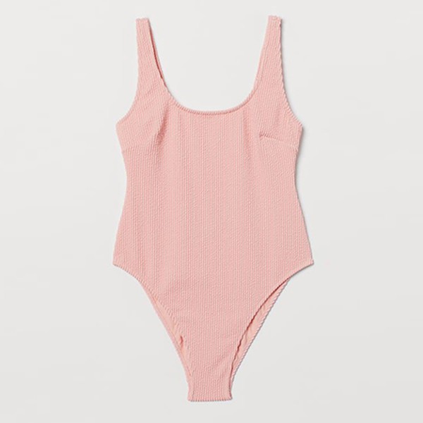 Crinkled Swimsuit High Leg from H&M