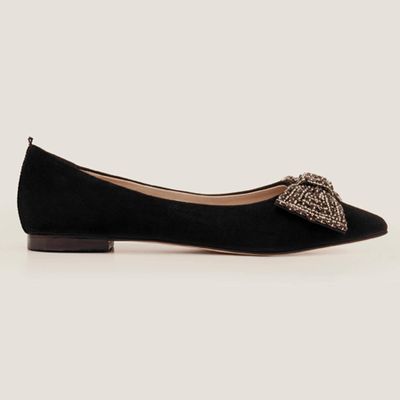 Adelaide Jewel Bow Flats from Boden