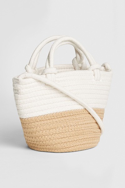 Mini Bucket Rope Crossbody Bag