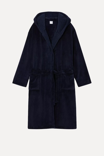 Cosy Fleece Hooded Robe from John Lewis