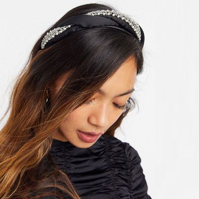 Pearl Embroidered Alice Headband from & Other Stories