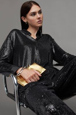 Charli Sequin Relaxed Fit Shirt