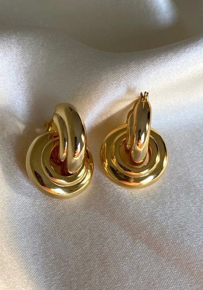 Gold Hoops from Anisa Sojka