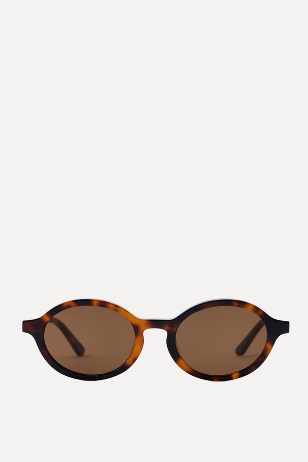 Oval Resin Sunglasses