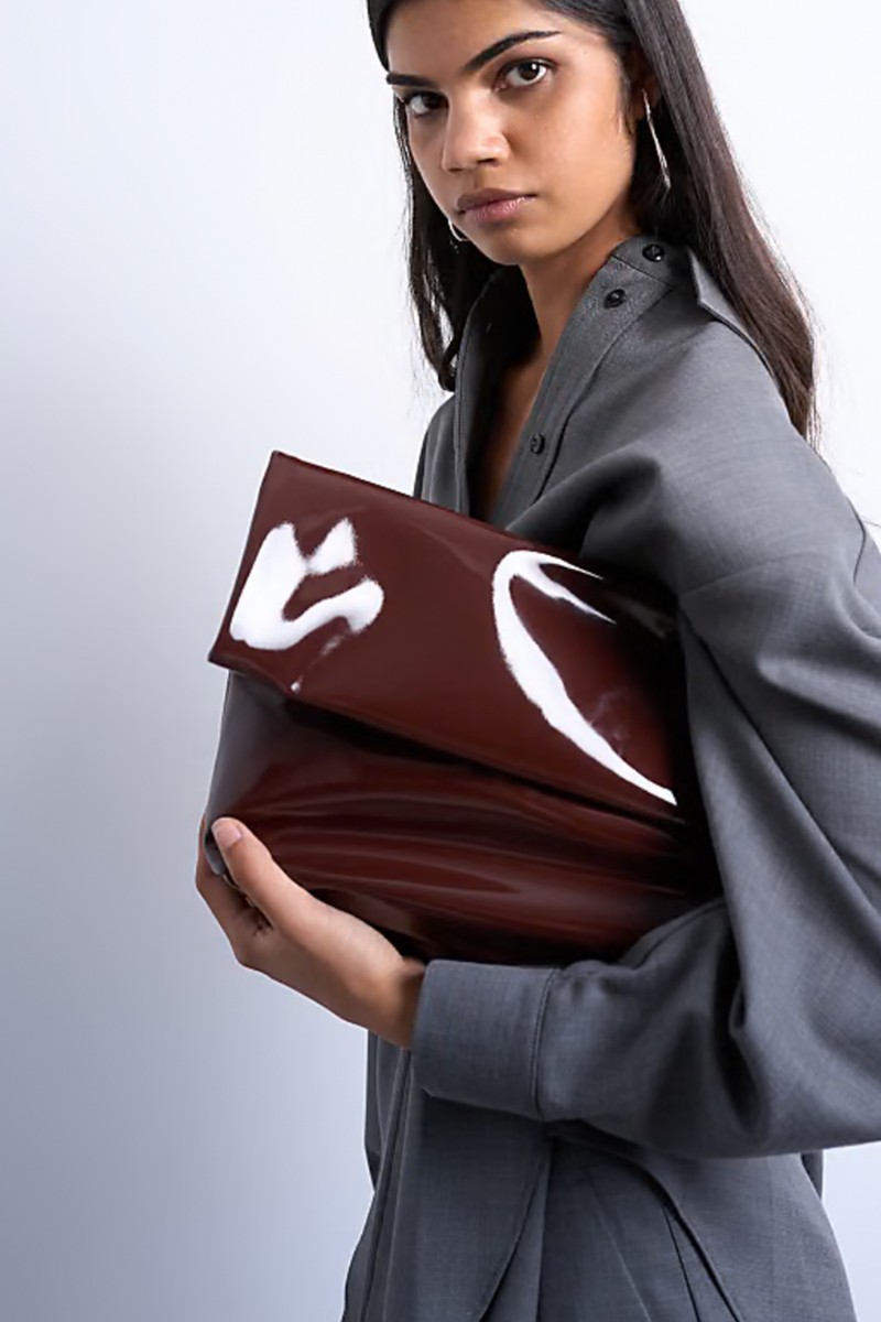 Georgia Folded Clutch Grab Bag from Topshop