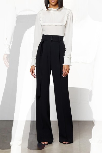 Studio Eschilo Wide-Leg Cady Trousers from Max Mara