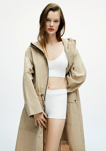 Long Water-Repellent Jacket from Zara