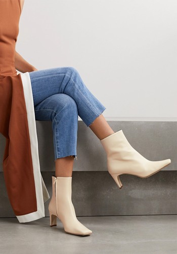 Eva Leather Ankle Boots from Staud