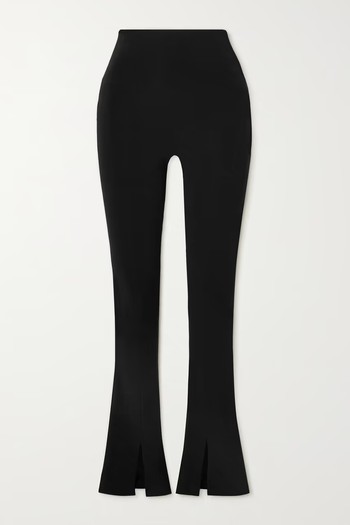 Spat Split-Hem Stretch-Jersey Leggings from Norma Kamali