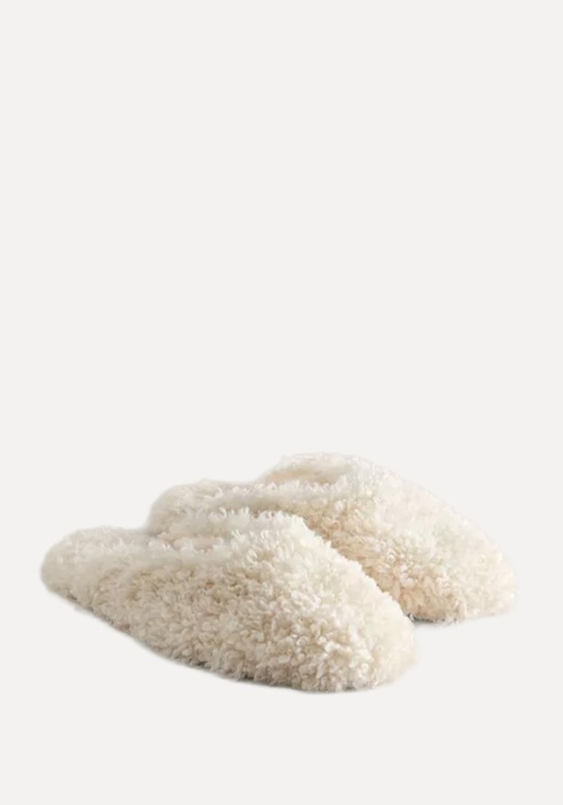 Faux Shearling Mule Slippers 