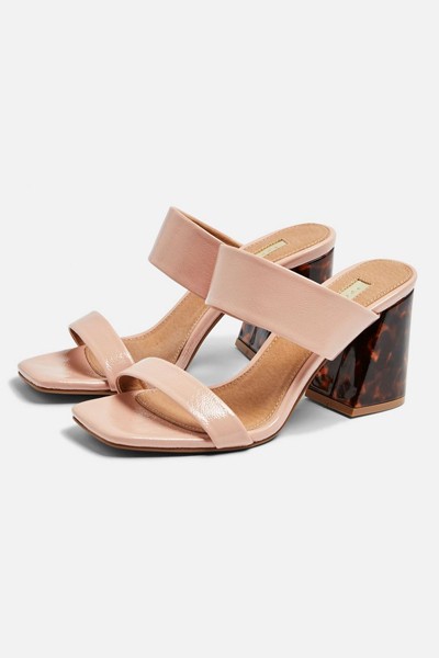 Selina Tortoiseshell Heel Sandals