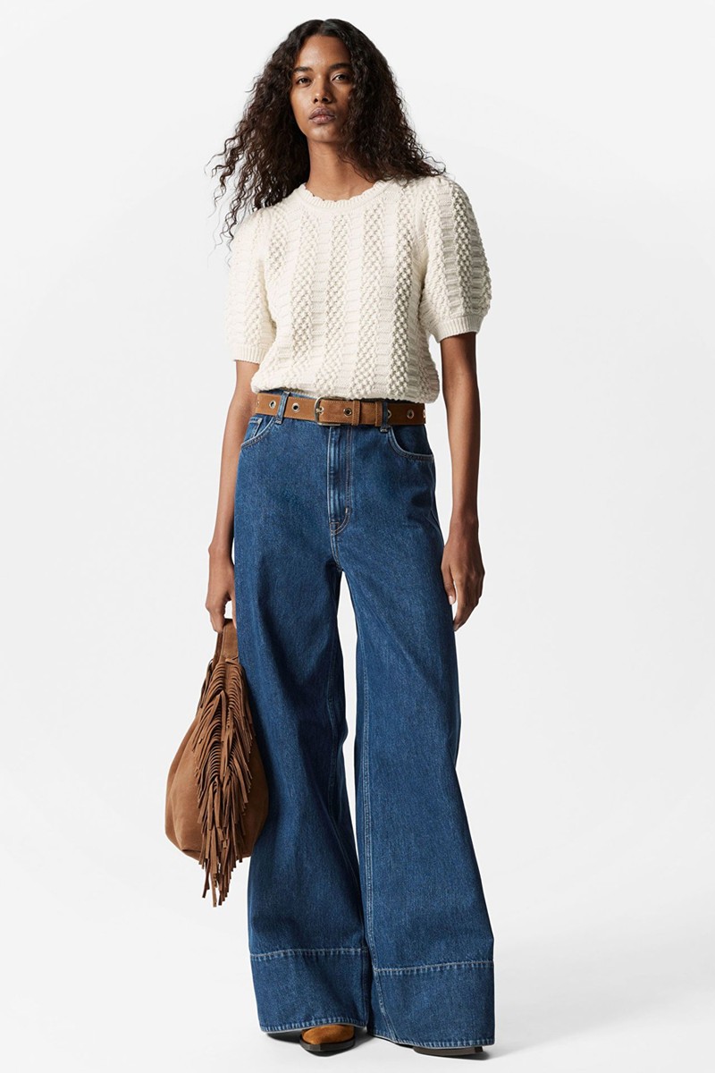 Scalloped Knit Top