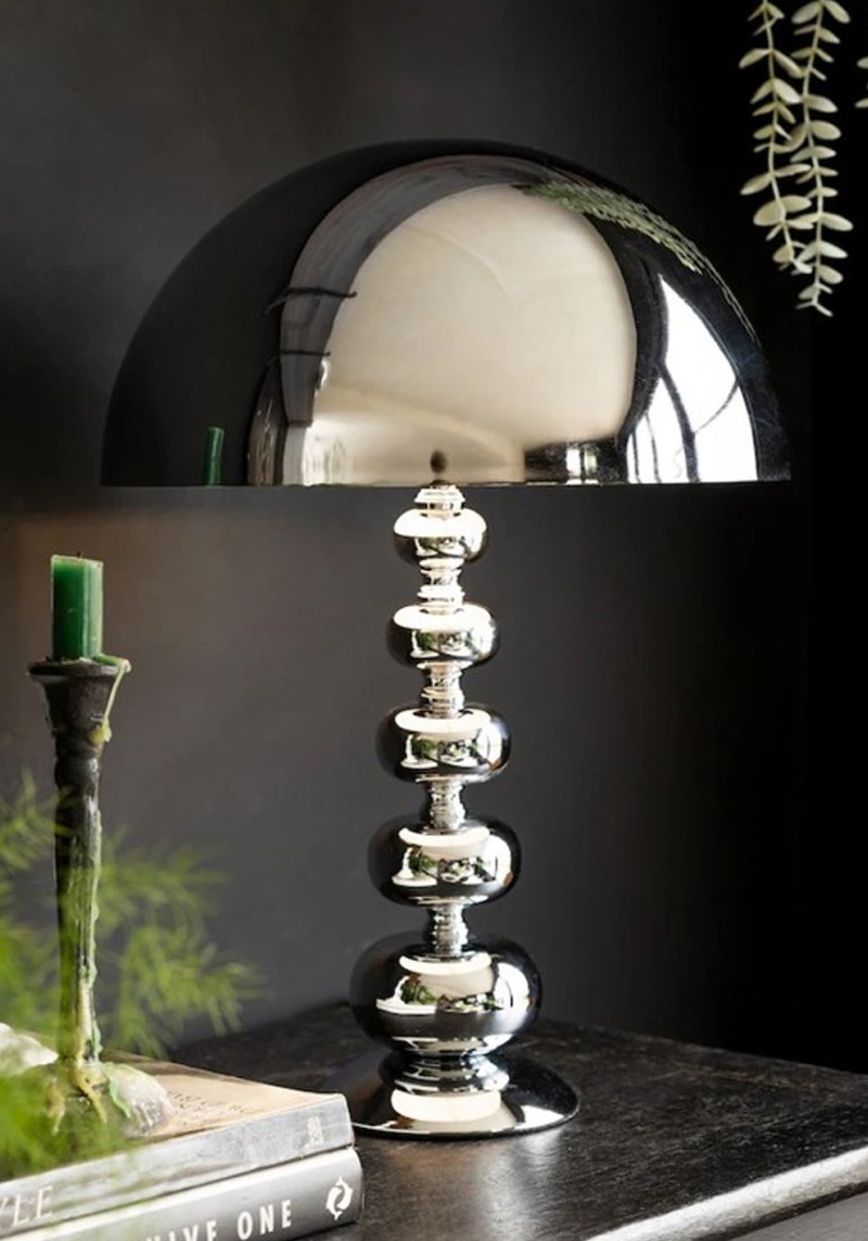 Chrome Rock & Roll Table Lamp* 