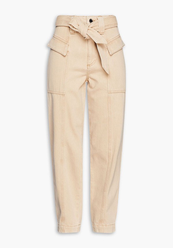 Belted High Rise Tapered Jeans from Claudie Pierlot
