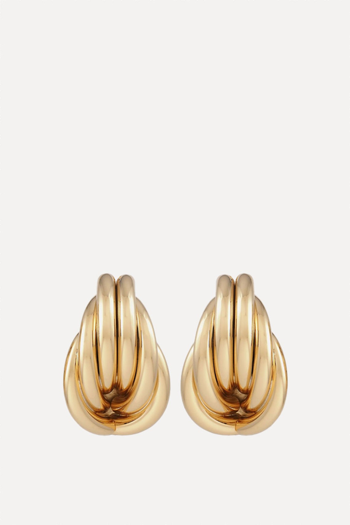 14ct Gold-Plated Lori Stud Earrings from Martha Calvo