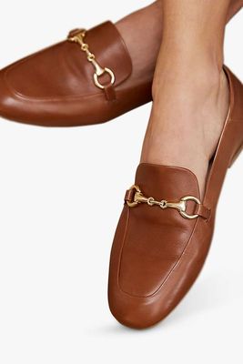 Camille Leather Loafers from Mint Velvet