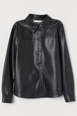 Imitation Leather Shirt from H&M 