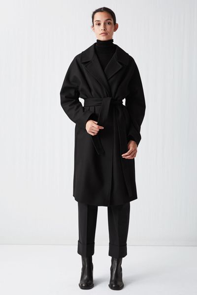 Melton Wool Belted Coat from Arket