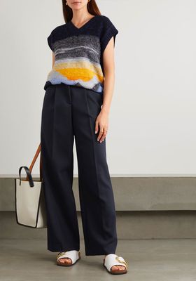 Cotton-Blend Wide-Leg Pants from See By Chloe